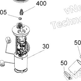 OEM 2018 Can-Am X3 Turbo R Fuel Pump/Housing