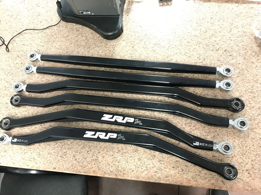 7075 72" High Clearance Billet Radius Rod Set (6)